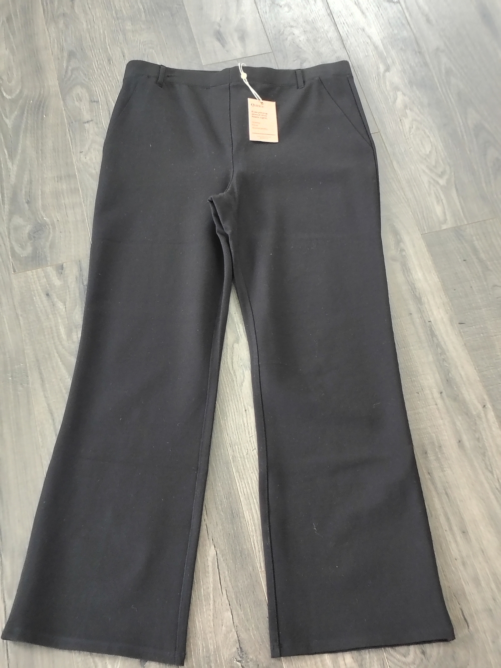 Ultra-Stretch Ponte Bootcut Black Pants Quince - Women's Size Large NWT - Picture 6 of 14